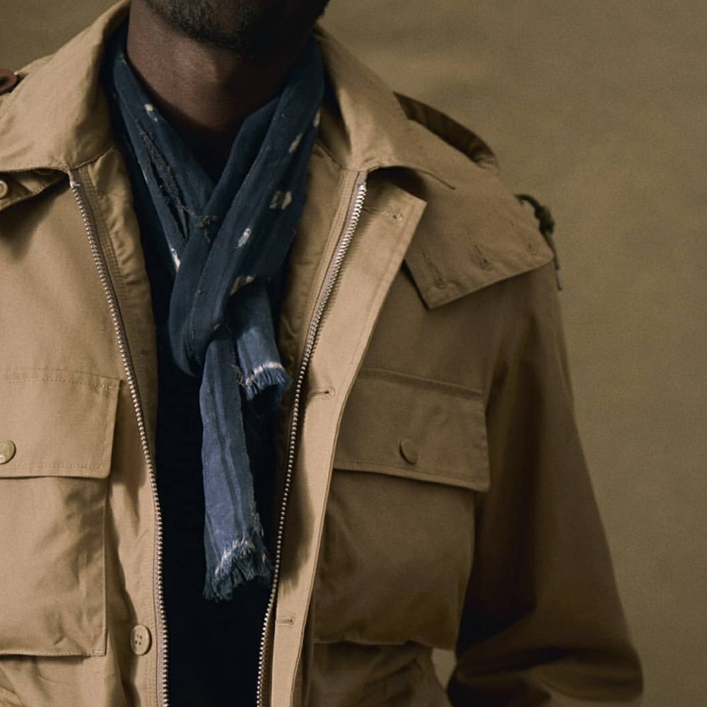 Buck Mason Desert Khaki Storm Stopper Field Jacket Medium New $278 NWT - Picture 2 of 9
